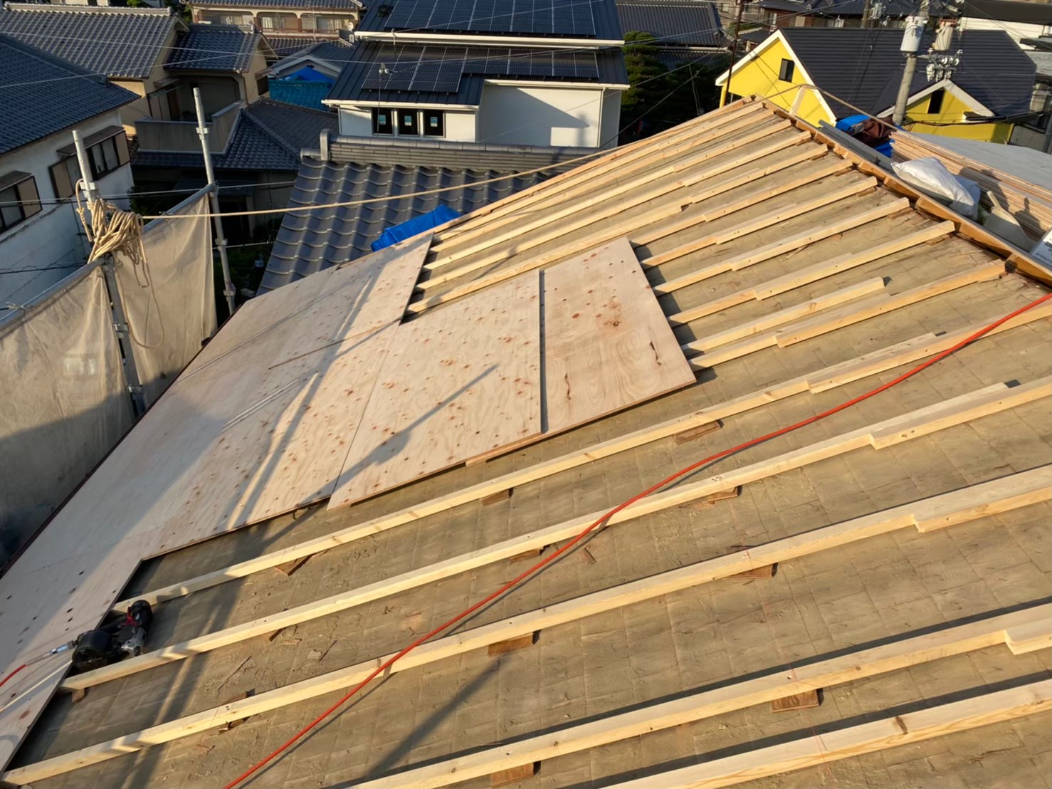 不陸調整で凸凹解消